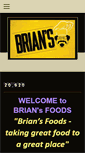 Mobile Screenshot of briansfoods.com